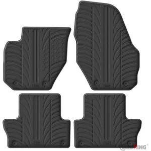 Tapetes de Borracha Volvo XC60 2008-2016 (T profile 4 Tapetes + Clips de encaixe)