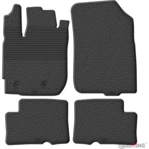 Tapetes de Borracha Dacia Duster 2015-2018 (G profile 4 Tapetes + Clips de encaixe)
