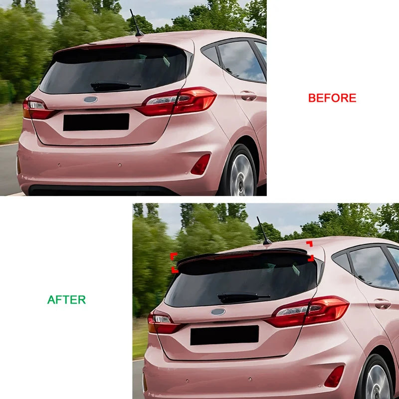 Aileron Spoiler Cap para Ford Fiësta VIII 2017- (ABS Glossy Black)