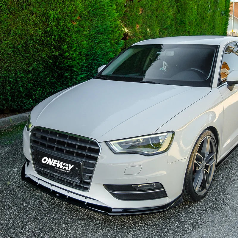 Difusor Frontal Audi A3 (8V) HB 3-doors/Sportback/Limousine/Cabrio 2012-2016 excl. S-Line/S3/RS3 - Gloss black