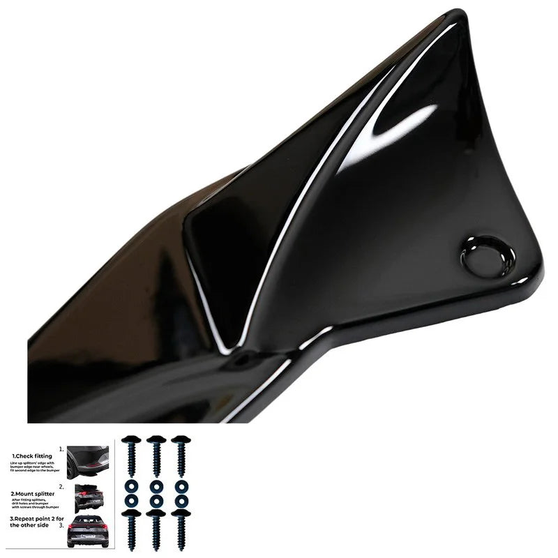 Difusores Traseiros Cupra Formentor 2020-2024 & Facelift 2024- - Version 3 - Gloss black