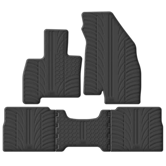 Tapetes de Borracha Jaecoo 7 SHS (PHEV) 2024- (T profile 5 tapetes + clips de fixação)