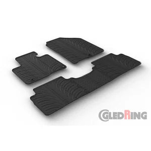 Tapetes de Borracha Kia Sorento III (UM) 2015-2020 (T profile 5 Tapetes + Clips de encaixe)