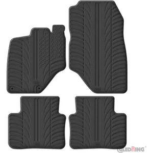 Tapetes de Borracha Peugeot 5008 III Hybrid/PHEV 2024- (T profile 4 Tapetes + Clips de encaixe)