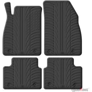 Tapetes de Borracha Opel Insignia 2013-2017 (T profile 4 Tapetes + Clips de encaixe)