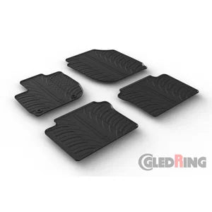 Tapetes de Borracha Honda HR-V (RU) 2015-2021 (T profile 4 Tapetes + Clips de encaixe)