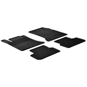 Tapetes de Borracha Mercedes B-Class W246 2011-2019/A-Class W176 2012-2018/CLA/GLA 2014-2020 (G profile 4 Tapetes + Clips de encaixe)