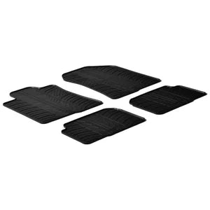 Tapetes de Borracha Toyota Corolla Verso 2004-2009 (T profile 4 Tapetes + Clips de encaixe)