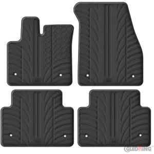 Tapetes de Borracha Range Rover Evoque 2019- (T profile 4 Tapetes + Clips de encaixe)