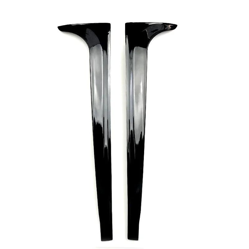 Conjunto spoilers laterais vidro traseiro para Volkswagen Polo (AW1) 2017- (ABS Glossy Black)