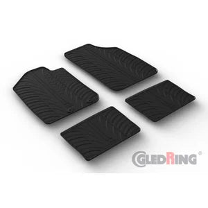 Tapetes de Borracha Dacia Spring EV 2021- (T profile 4 Tapetes + Clips de encaixe)