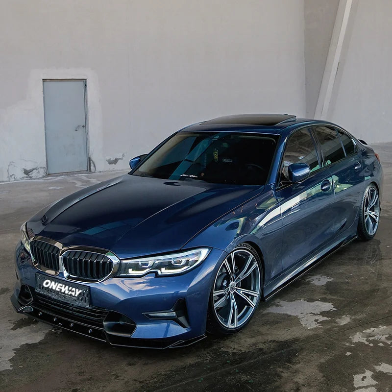 Saias Laterais BMW Serie 3 G20 G21 Sedan/Touring Sport Line 2018-2022- Gloss black