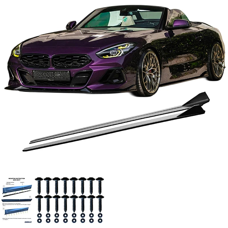 Saias Laterais BMW Z4 (G29) M-Pack/M40i 2018-2022 Facelift 2022- Gloss black