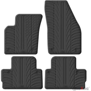 Tapetes de Borracha Volvo C30 2006-2013 (T profile 4 Tapetes + Clips de encaixe)