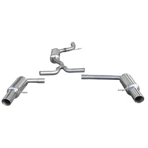 Panelas Finais e Silenciador Central InoXcarAudi A4 B8 Avant 2.0TFSi/3.2 V6 2WD 2008- Left/Right 100mm X-Race