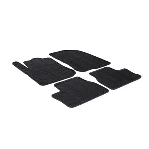 Tapetes de Borracha Peugeot 2008 incl. Crossover 2013-2019 (T profile 4 Tapetes + Clips de encaixe)