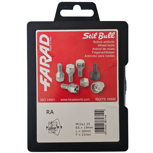 Porcas Segurança M12x1.25 FARAD STIL BULL RA