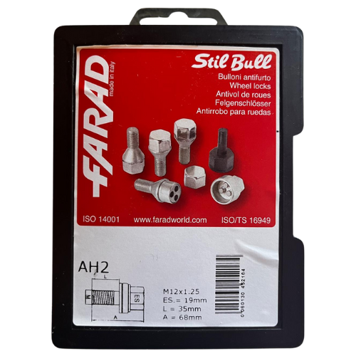 Farad Stil Bull Bulloni Antifurto ZA Per Vw ID.3 - 13