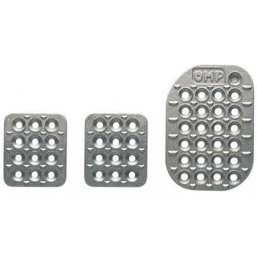 Kit 3 Pedais OMP Classic Aluminio Fundido