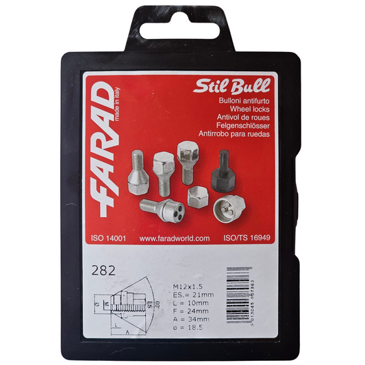 Porcas Segurança M12X1.5 FARAD STIL-BULL 282