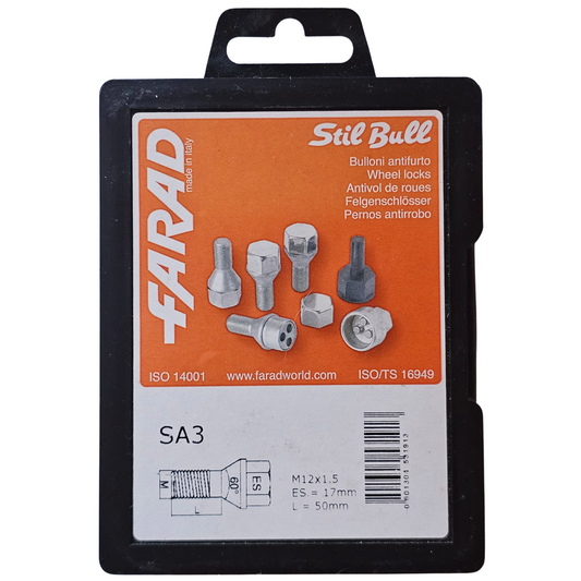 Parafusos Segurança M12x1.5 FARAD STIL BULL SA3