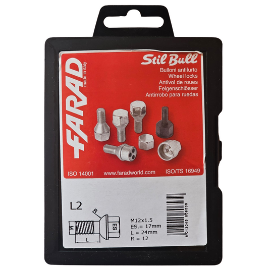 Parafusos Segurança M12x1.5 FARAD STIL BULL L2