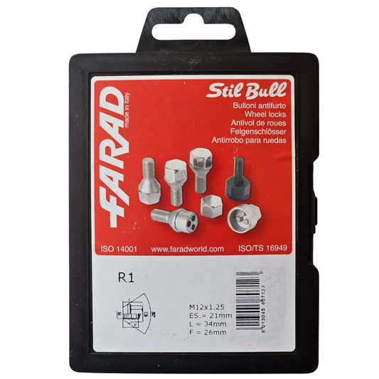 Porcas Segurança M12x1.25 FARAD STIL BULL R1