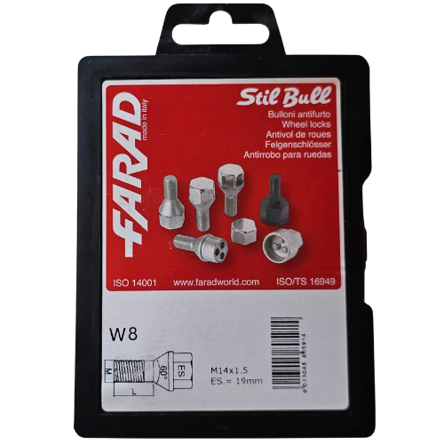 Parafusos Segurança M14X1.5 FARAD STIL BULL W8