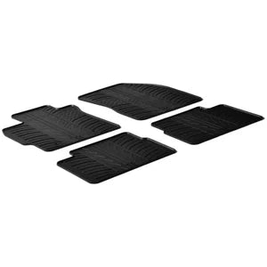 Tapetes de Borracha Toyota Auris 2007- (T profile 4 Tapetes + Clips de encaixe)