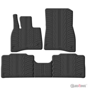 Tapetes de Borracha Mercedes EQS (V297) Sedan 2021- (T profile 5 Tapetes + Clips de encaixe)