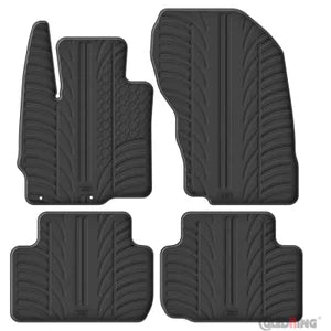Tapetes de Borracha Mitsubishi Eclipse Cross 10/2017- (T profile 4 Tapetes + Clips de encaixe)