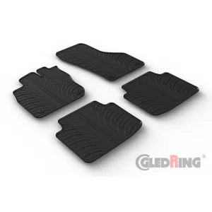 Tapetes de Borracha Skoda SuperB IV (NZ5) Kombi 2024- (T profile 4 Tapetes + Clips de encaixe)