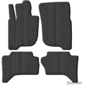 Tapetes de Borracha Mitsubishi L200 (Triton) 2015-2019 & FL 2019- (T profile 4 Tapetes + Clips de encaixe)