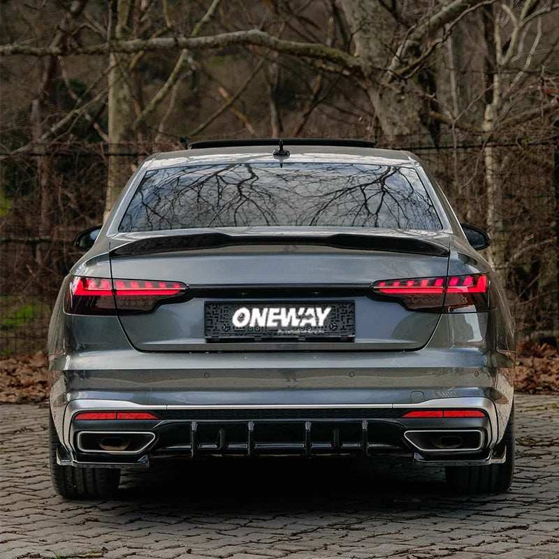 Spoiler Mala Audi A4 (B9) Sedan Facelift 2019-2024 - Gloss black