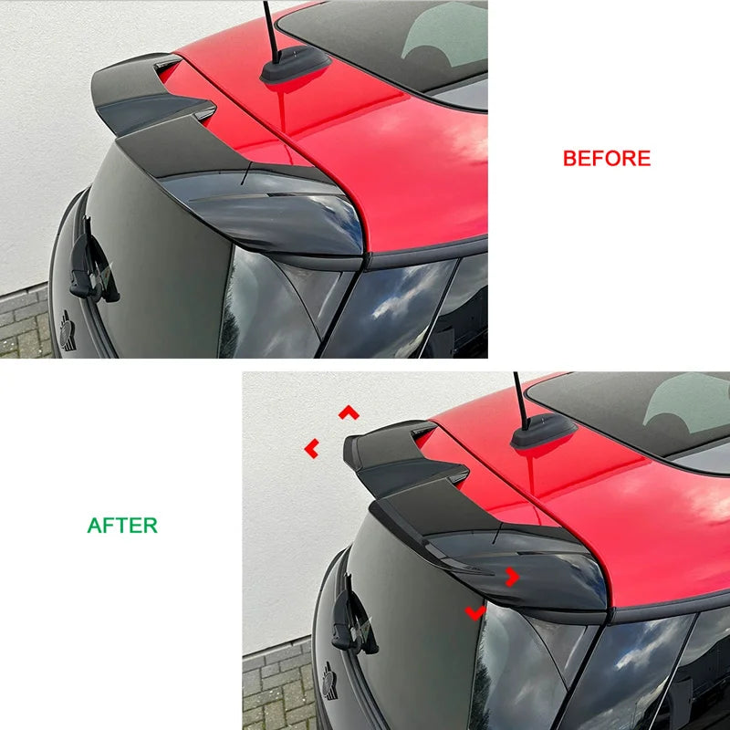 Aileron Spoiler Cap para Mini F65/F66/J01 Cooper S JCW 2024- (ABS Glossy Black)