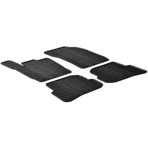 Tapetes de Borracha Audi A1 2010-2018 (T profile 4 Tapetes + Clips de encaixe)