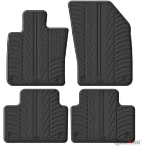 Tapetes de Borracha Volvo S60 & V60 II 2018- (T profile 4 Tapetes + Clips de encaixe)