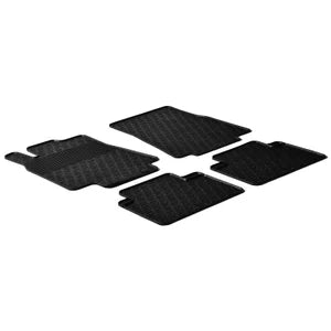 Tapetes de Borracha Mercedes A-Class W169 2004- / B-Class W245 2005- (G profile 4 Tapetes + Clips de encaixe)