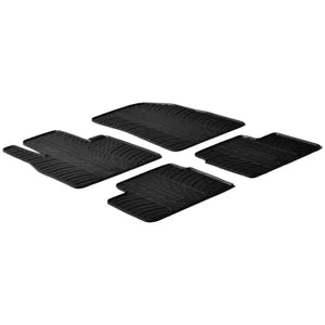 Tapetes de Borracha Nissan Micra 2011-2017 (T profile 4 Tapetes + Clips de encaixe)