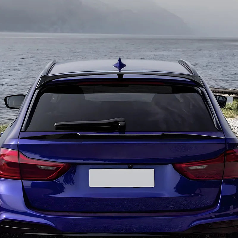 Aileron Spoiler Cap para BMW 5-Series G31 Touring 2017-2024 (ABS Glossy Black)