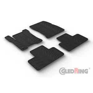 Tapetes de Borracha Mercedes EQB (X243) 2021- (T profile 4 Tapetes + Clips de encaixe)
