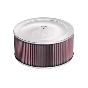 K&N Round Air Filter Assembly - 130mm flange 279mm diameter 152mm height (60-1190)