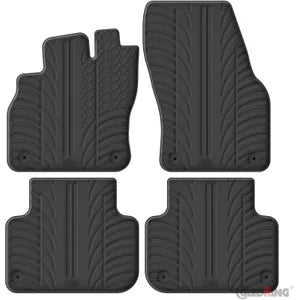 Tapetes de Borracha Audi Q3 incl. Sportback 2019- (T profile 4 Tapetes + Clips de encaixe)