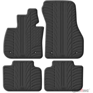 Tapetes de Borracha BMW X2 F39 2/2018- (T profile 4 Tapetes + Clips de encaixe)