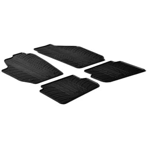 Tapetes de Borracha Skoda Fabia II 2007-2014 (T profile 4 Tapetes + Clips de encaixe)