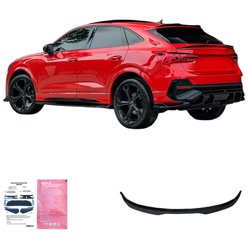 Spoiler Audi Q3 (F3N) Sportback S-Line 2019-2025 excl. RSQ3 - Gloss black