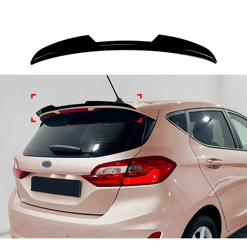 Aileron Spoiler Cap para Ford Fiësta VIII 2017- (ABS Glossy Black)