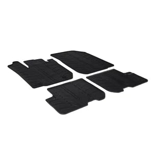Tapetes de Borracha Dacia Sandero 2012-2020 & Logan 2013- ( T profile 4 Tapetes + mounting-clips)