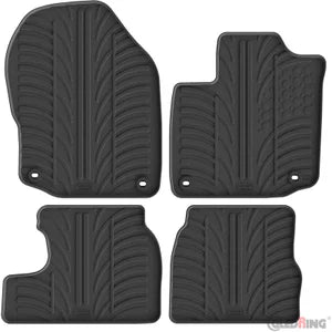 Tapetes de Borracha Toyota Prius III 2009-2012 (T profile 4 Tapetes + Clips de encaixe)