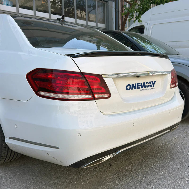 Spoiler Mala Mercedes Classe E (W212) Sedan Facelift 2012-2016 incl. AMG - Gloss black